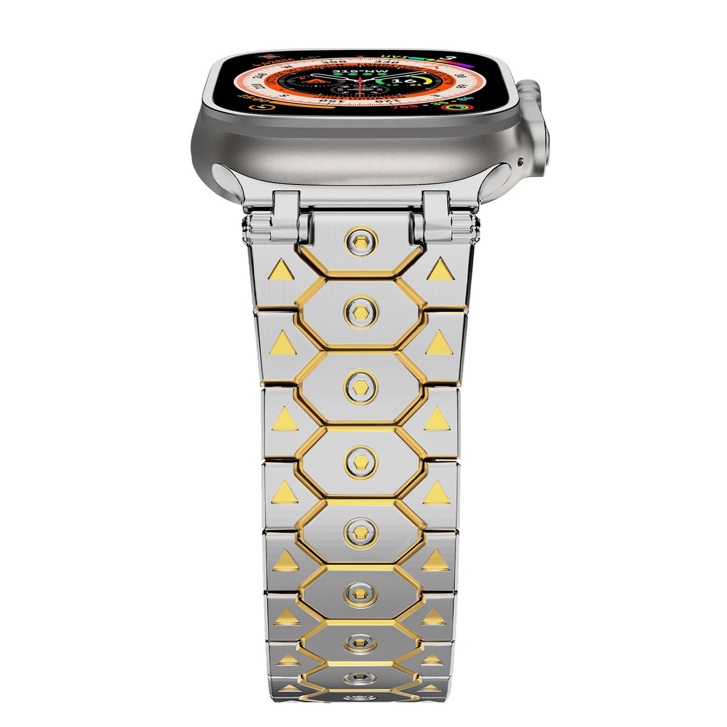 RivetGrid Stainless Steel Band for Apple Watch