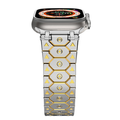 RivetGrid Stainless Steel Band for Apple Watch