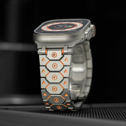 RivetGrid Stainless Steel Band for Apple Watch