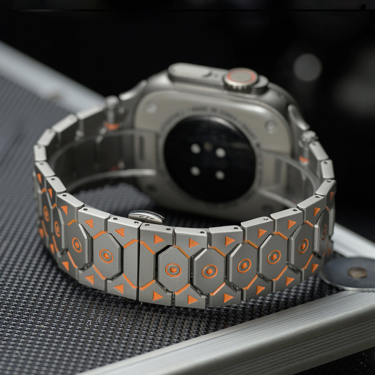 RivetGrid Stainless Steel Band for Apple Watch