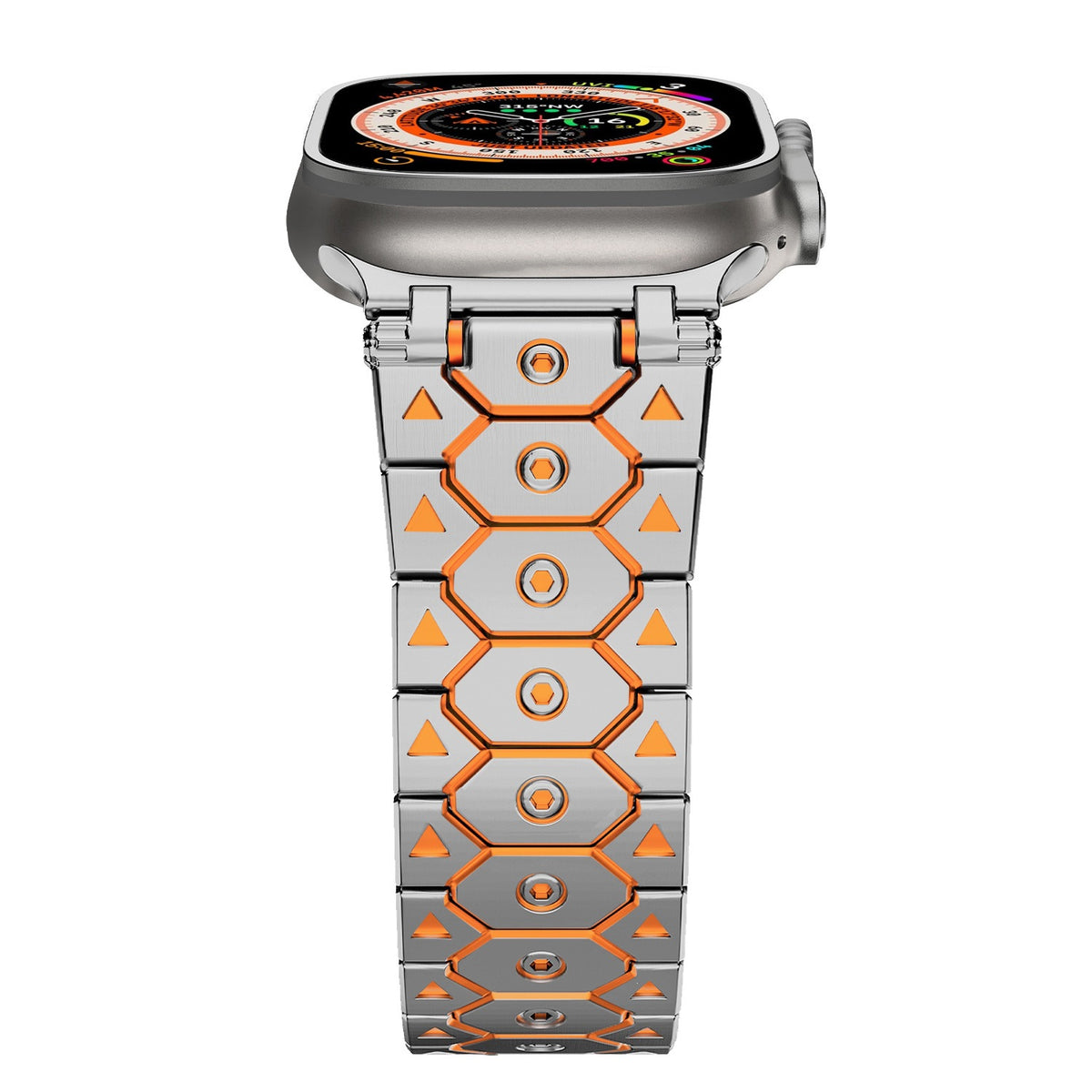 RivetGrid Stainless Steel Band for Apple Watch