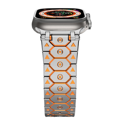 RivetGrid Stainless Steel Band for Apple Watch