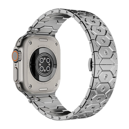RivetGrid Stainless Steel Band for Apple Watch