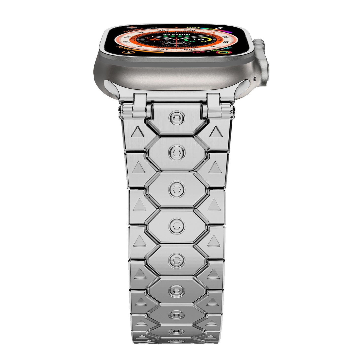 RivetGrid Stainless Steel Band for Apple Watch