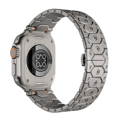 RivetGrid Stainless Steel Band for Apple Watch
