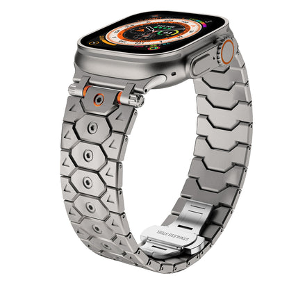 RivetGrid Stainless Steel Band for Apple Watch