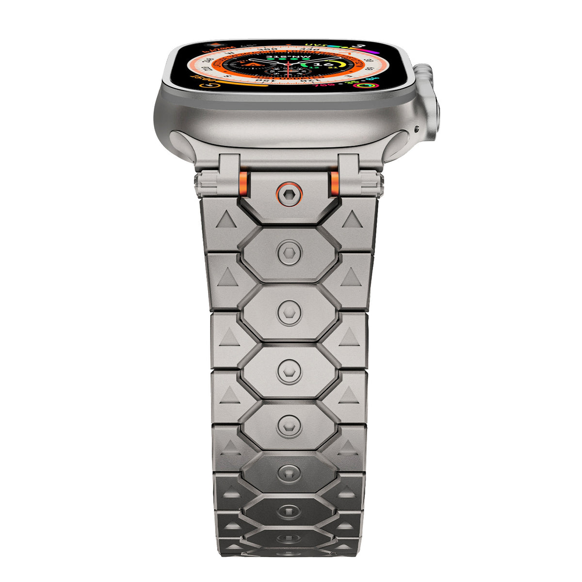 RivetGrid Stainless Steel Band for Apple Watch