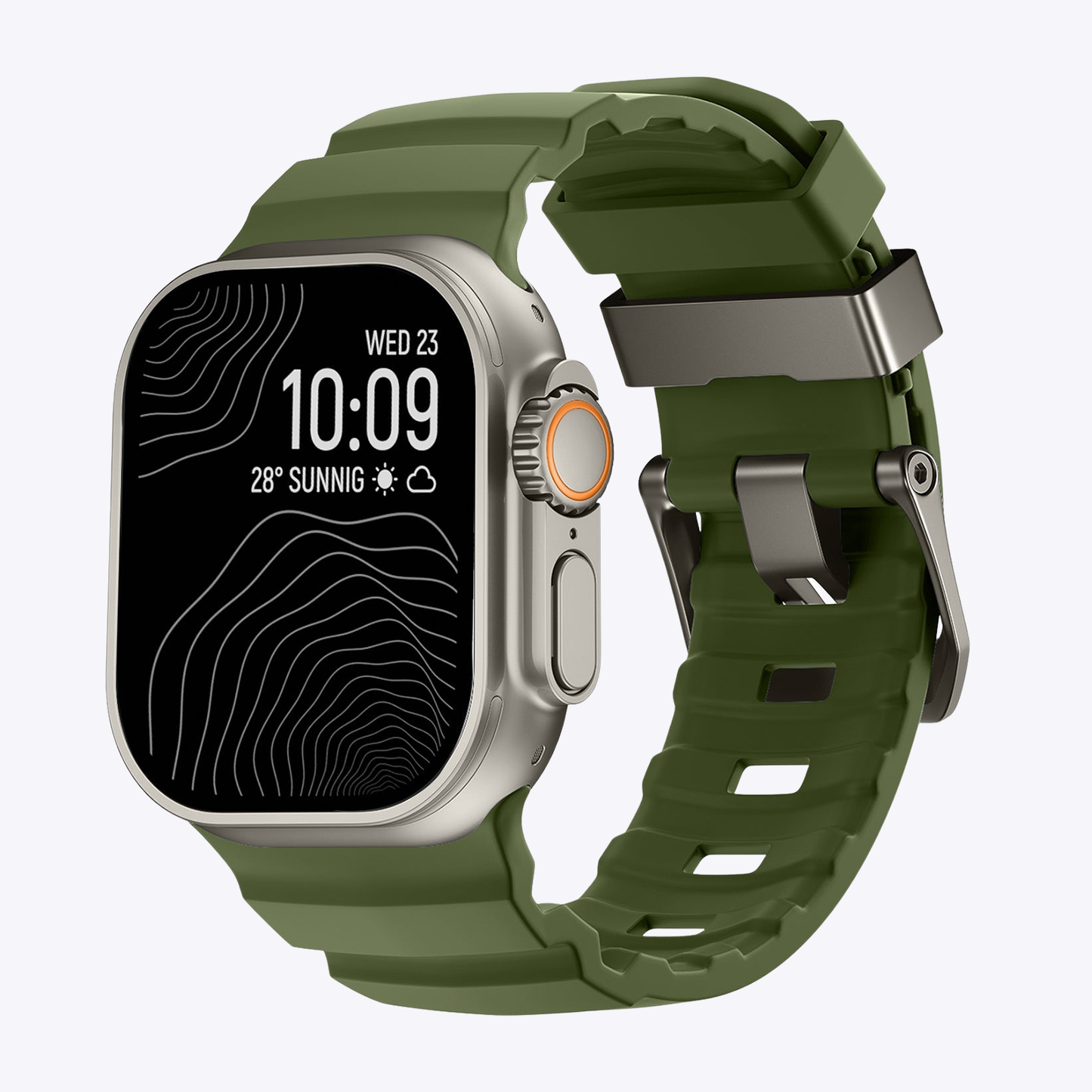 Rugged Outdoor Silicone Band for Apple Watch