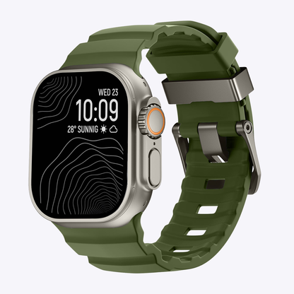 Rugged Outdoor Silicone Band for Apple Watch