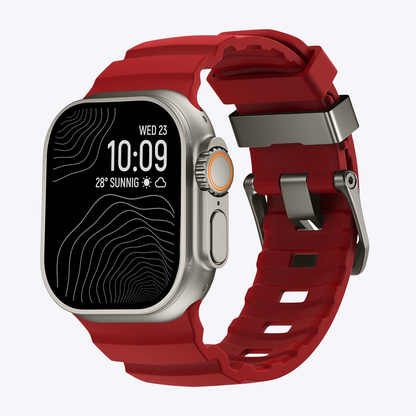 Rugged Outdoor Silicone Band for Apple Watch