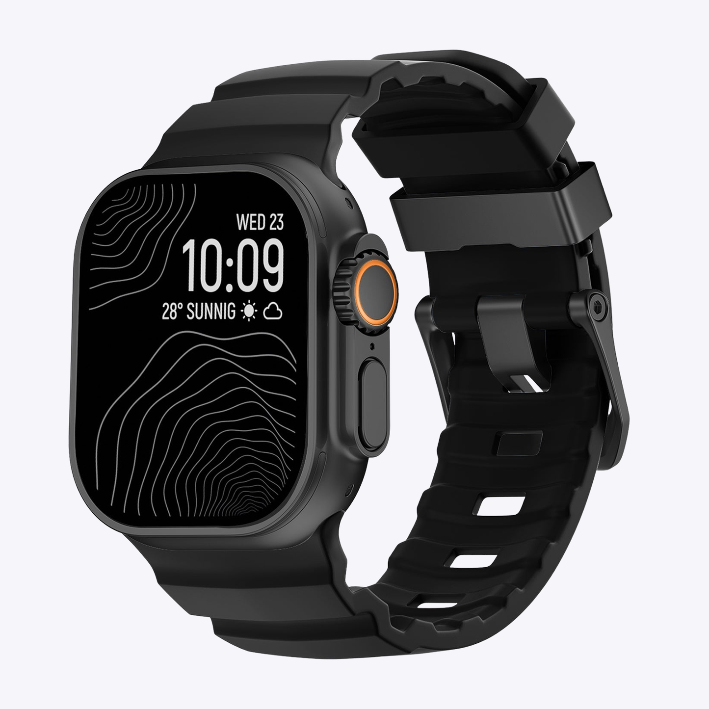 Rugged Outdoor Silicone Band for Apple Watch