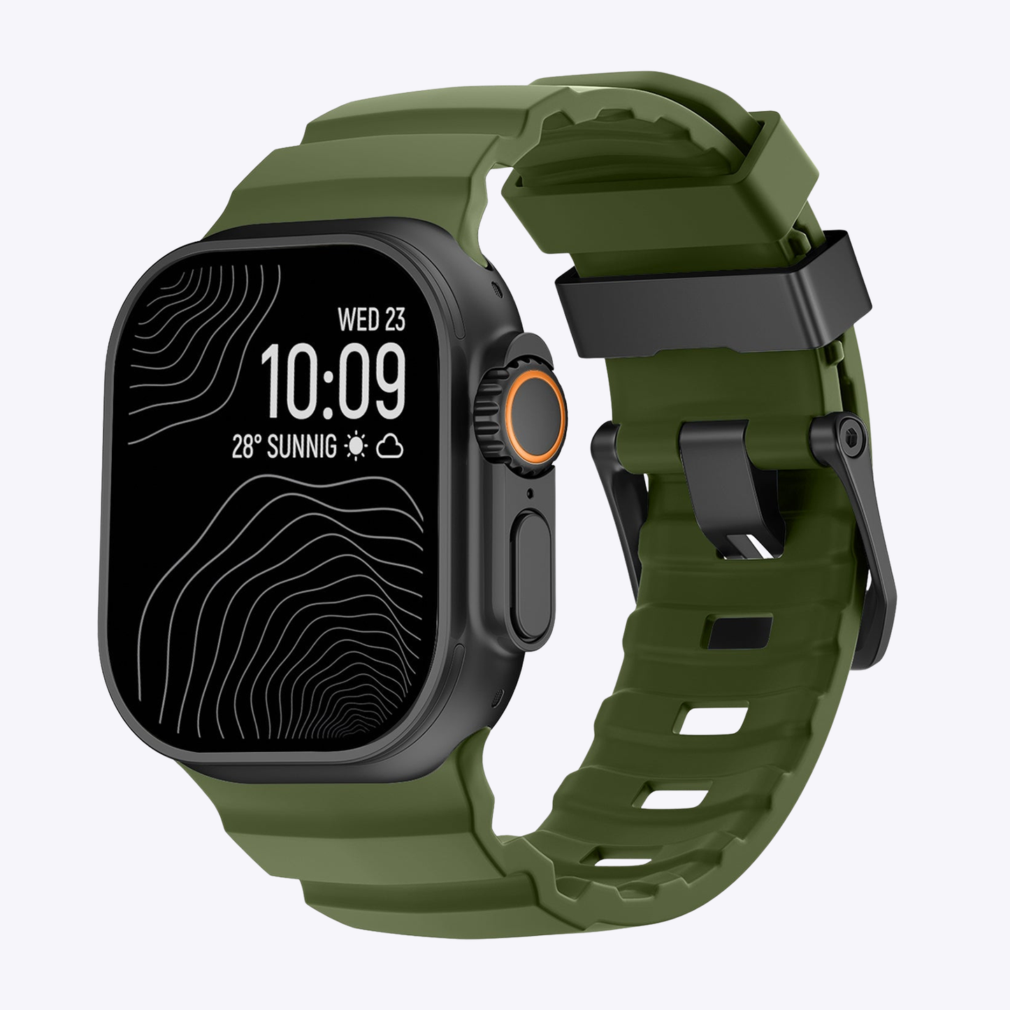 Rugged Outdoor Silicone Band for Apple Watch