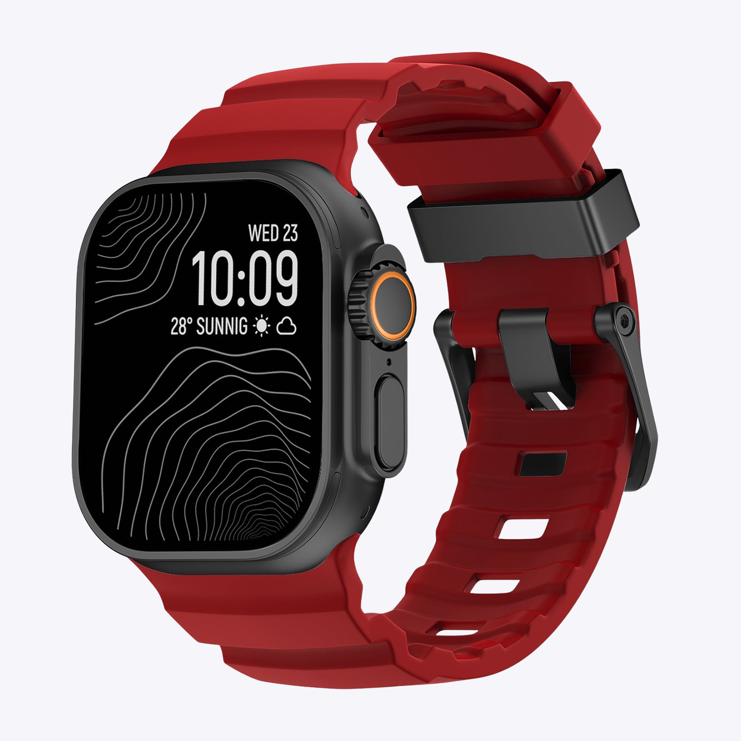 Rugged Outdoor Silicone Band for Apple Watch
