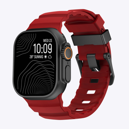 Rugged Outdoor Silicone Band for Apple Watch