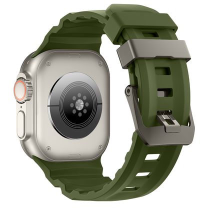 Rugged Outdoor Silicone Band for Apple Watch