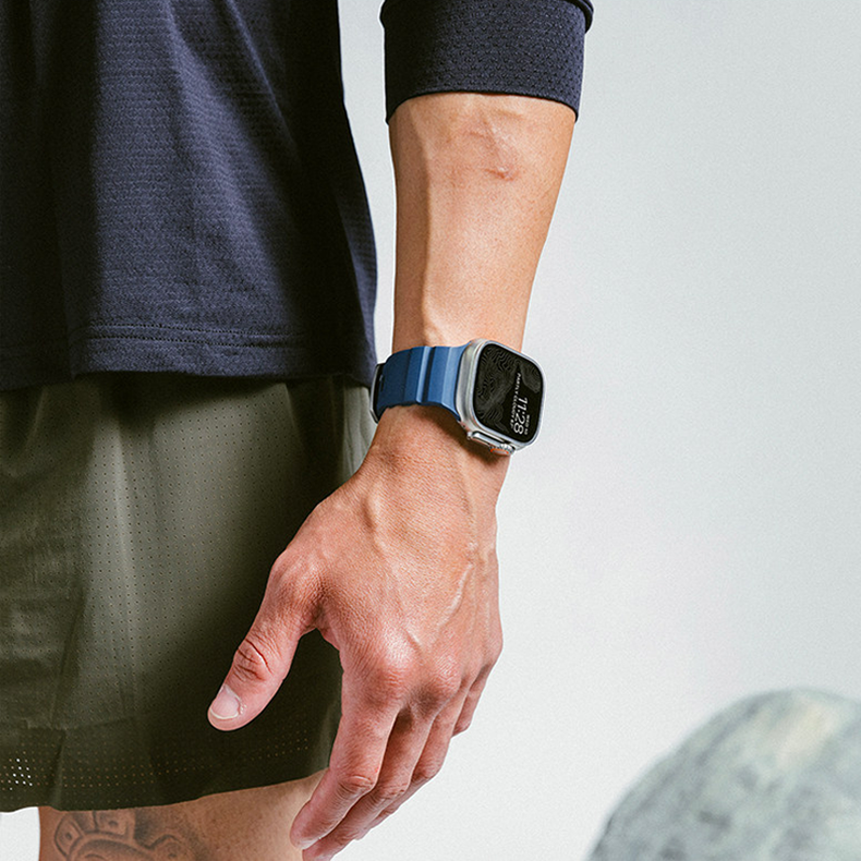 Rugged Outdoor Silicone Band for Apple Watch