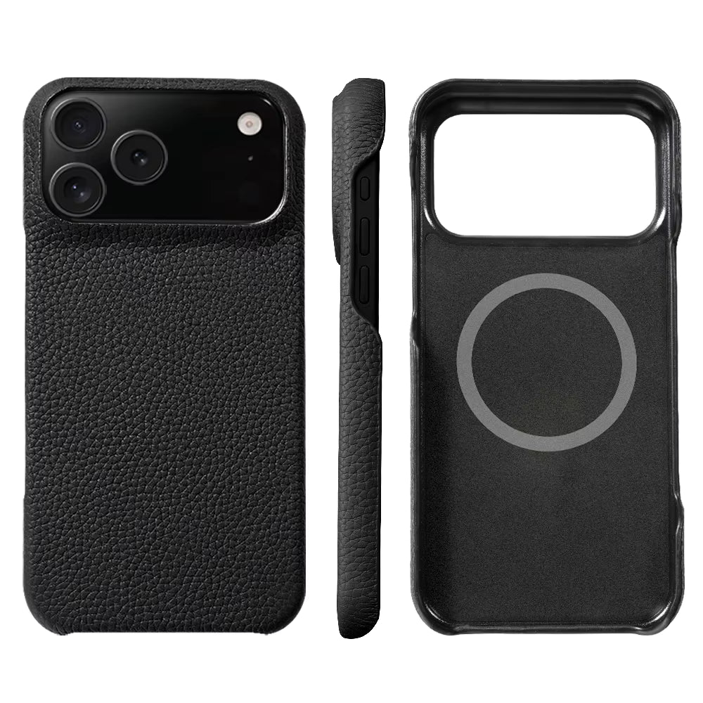 Cowhide Leather MagSafe Case for iPhone