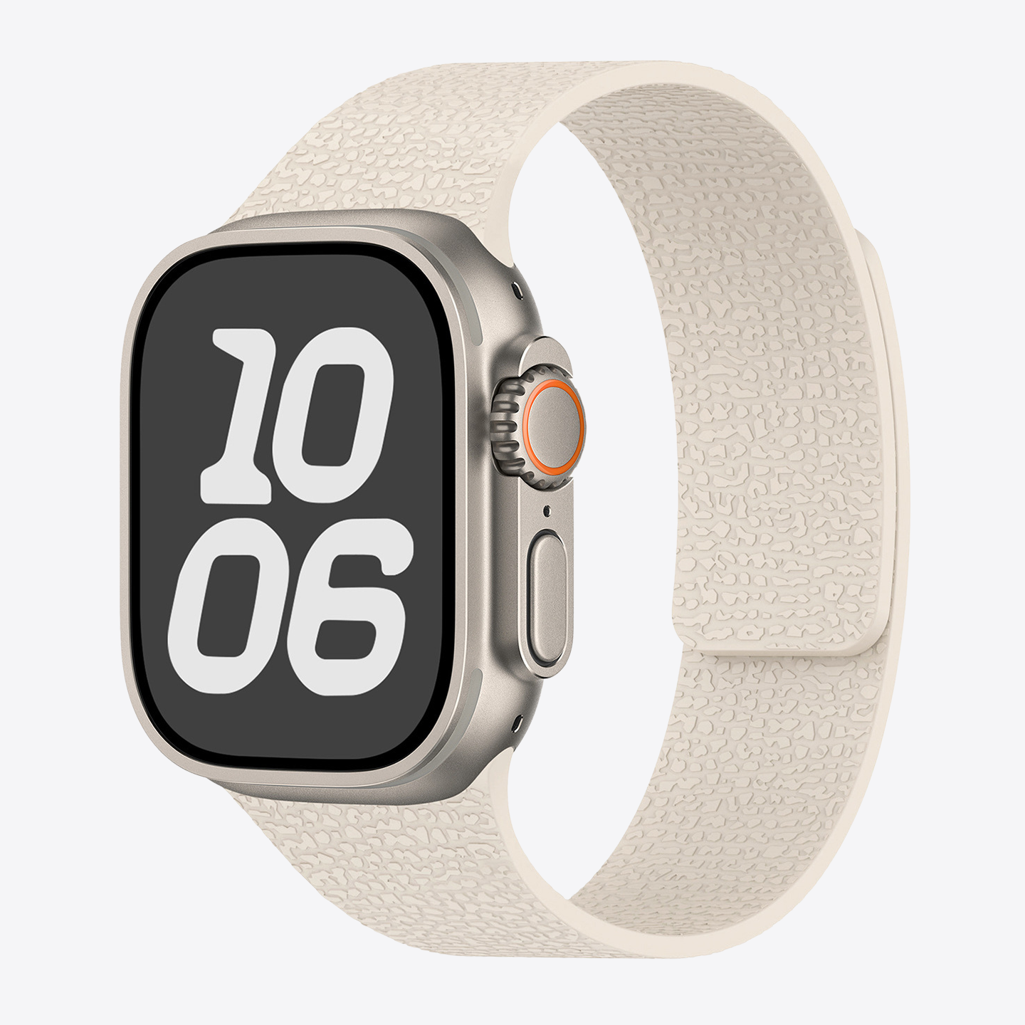 Lychee Texture Magnetic Silicone Band for Apple Watch