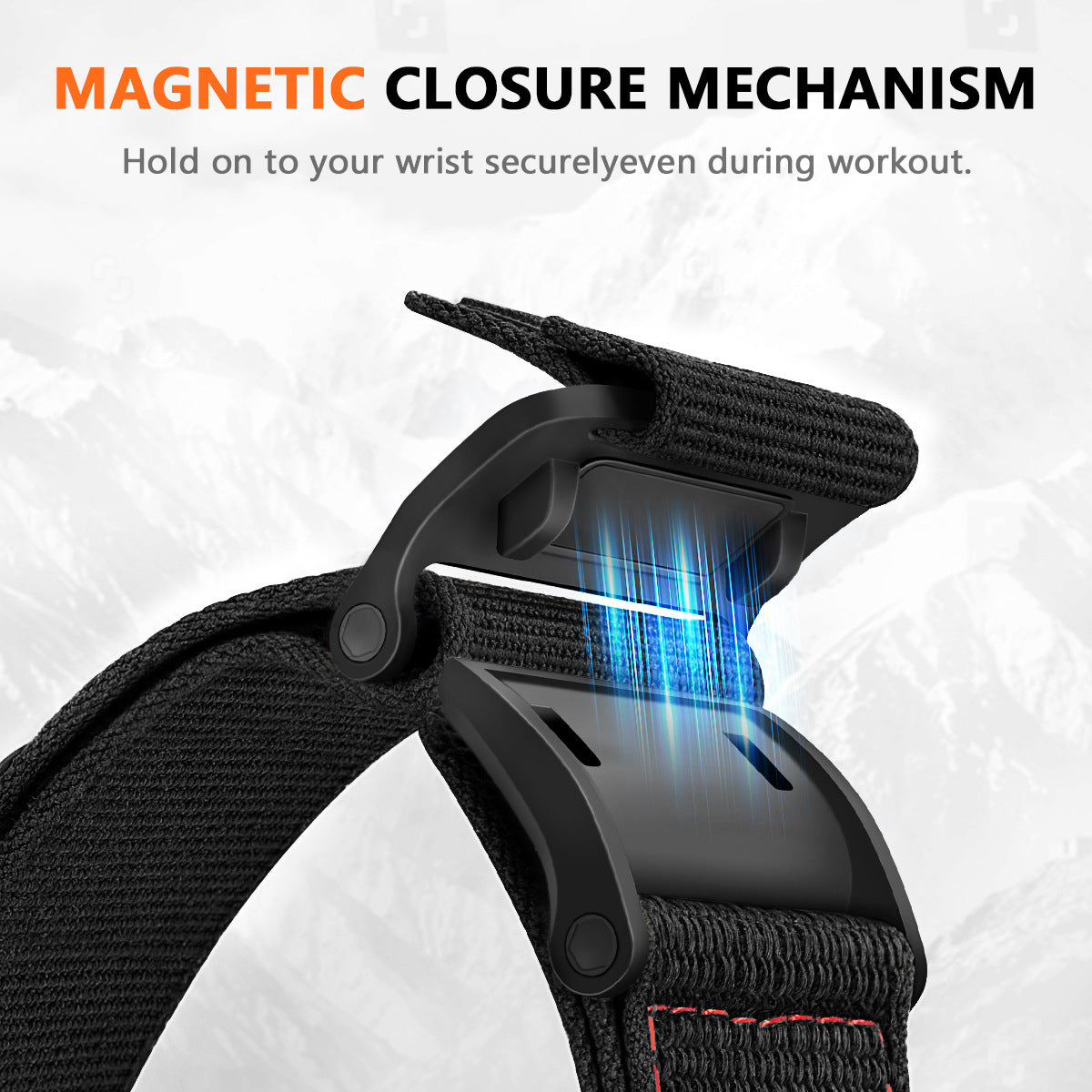 Tactical Nylon Magnetic Band for Apple Watch