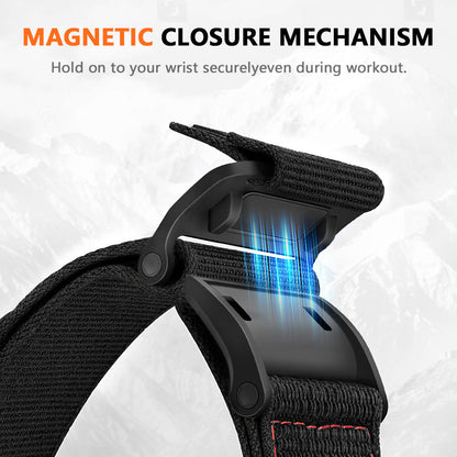 Tactical Nylon Magnetic Band for Apple Watch