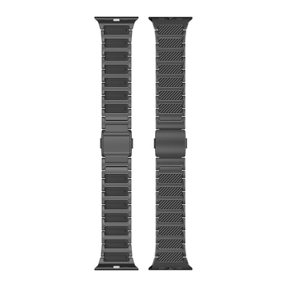 Titanium-Style Carbon Link Band for Apple Watch