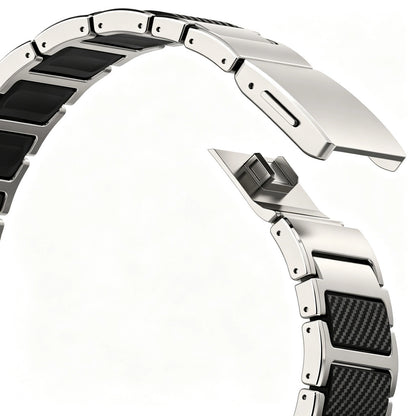 Titanium-Style Carbon Link Band for Apple Watch