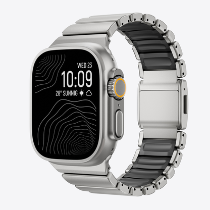Titanium Silicone Hybrid Band