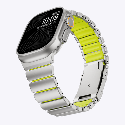 Titanium FKM Hybrid Band for Apple Watch