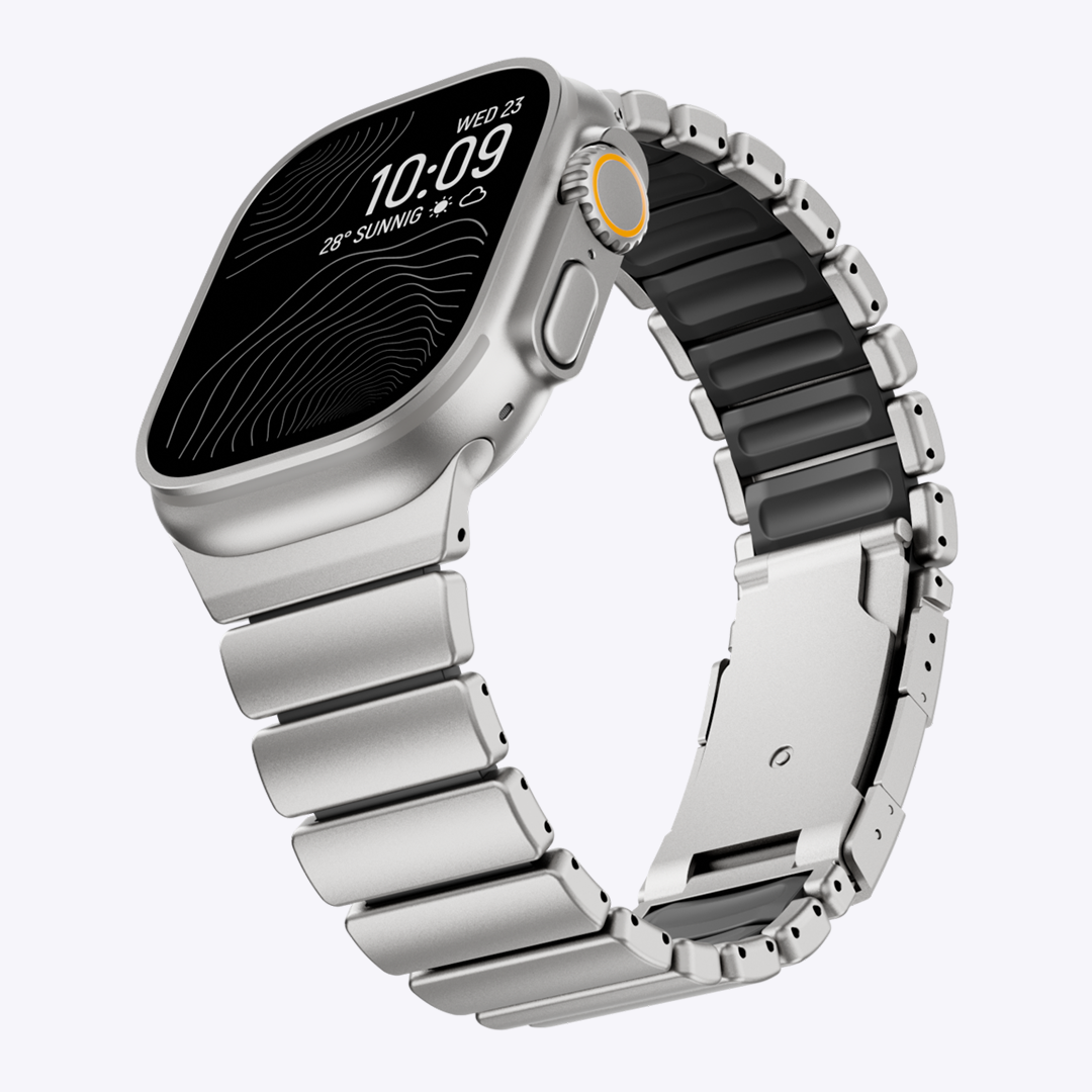 Titanium FKM Hybrid Band for Apple Watch