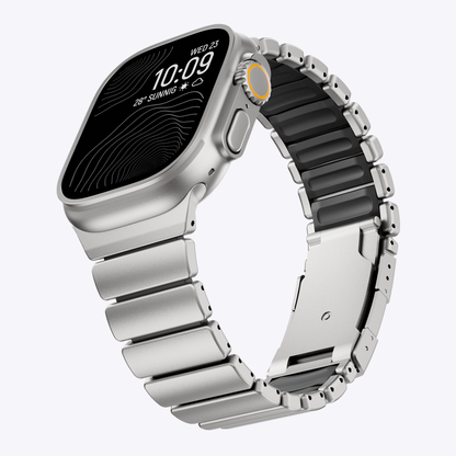 Titanium FKM Hybrid Band for Apple Watch