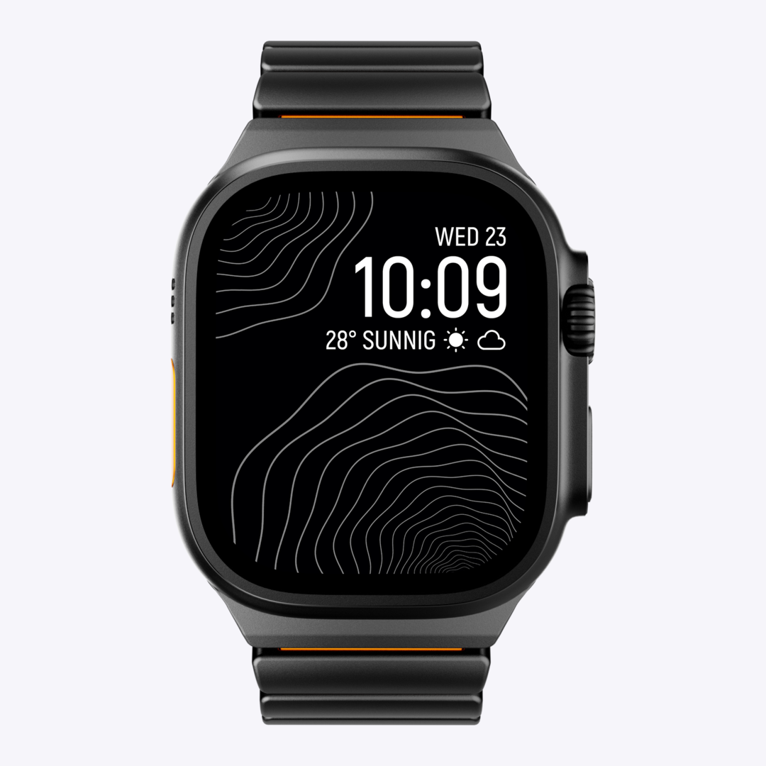 Titanium FKM Hybrid Band for Apple Watch