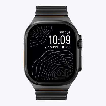 Titanium FKM Hybrid Band for Apple Watch
