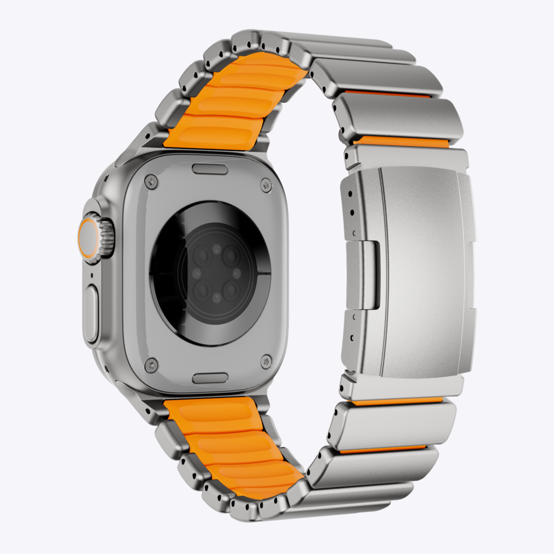 Titanium FKM Hybrid Band for Apple Watch