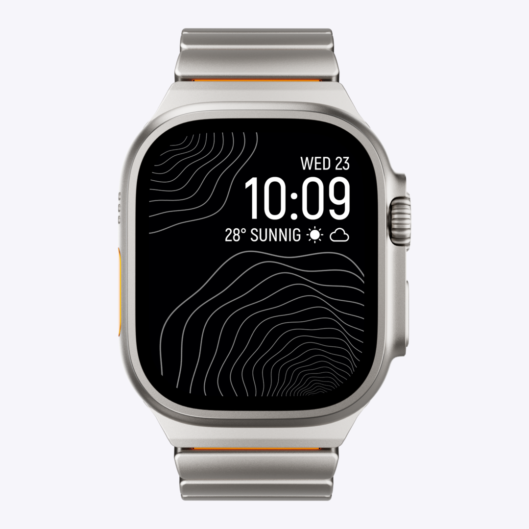 Titanium FKM Hybrid Band for Apple Watch