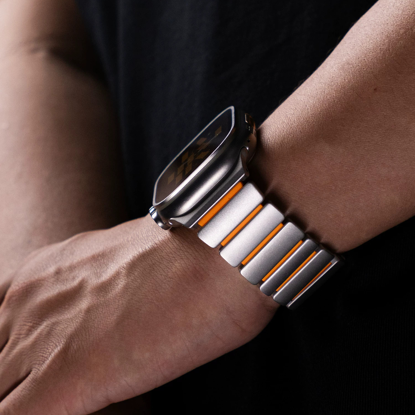 Titanium FKM Hybrid Band for Apple Watch