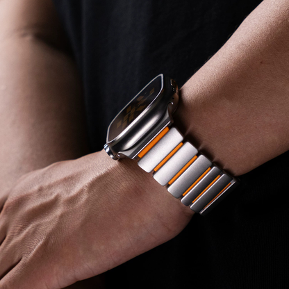 Titanium FKM Hybrid Band for Apple Watch