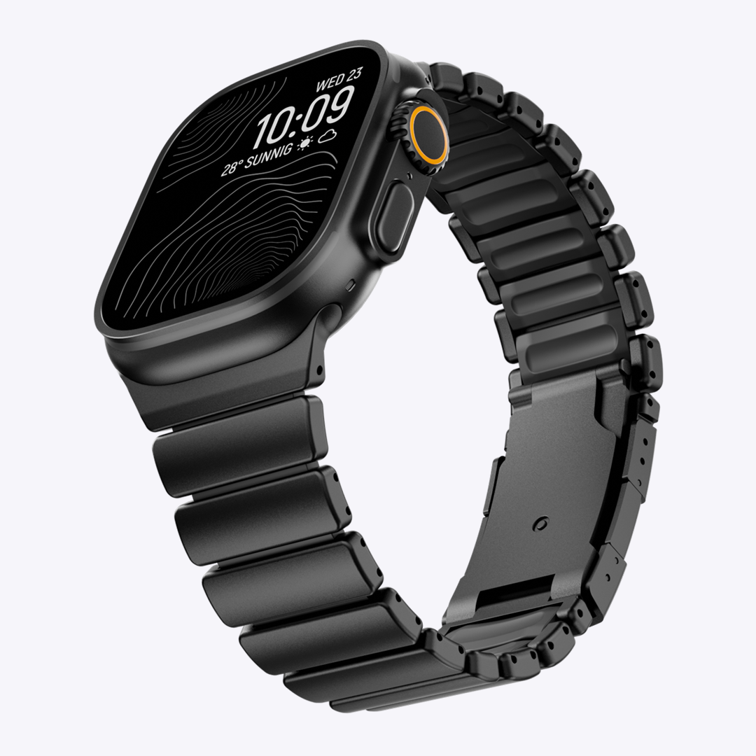Titanium FKM Hybrid Band for Apple Watch