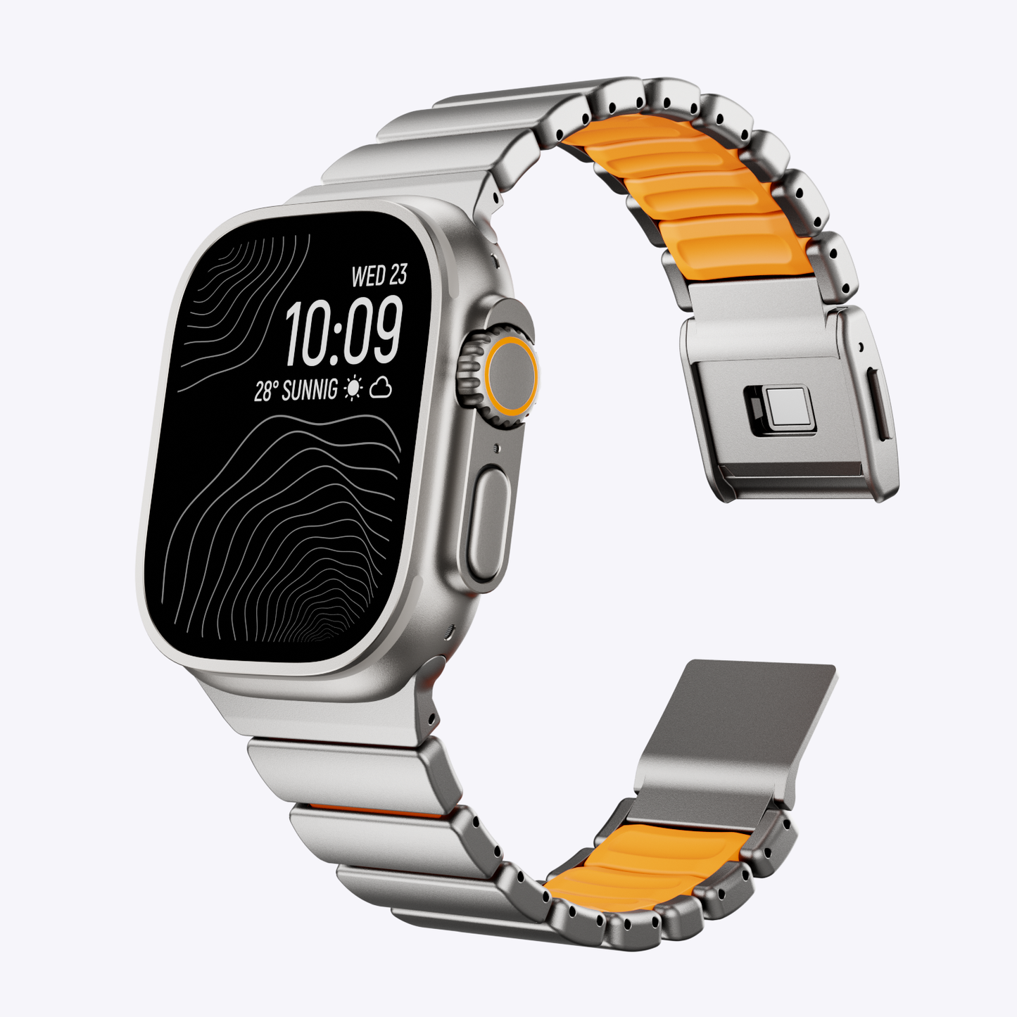 Titanium Magnetic Hybrid Band for Apple Watch