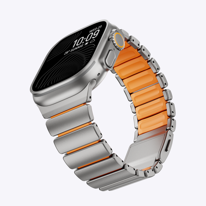 Titanium Magnetic Hybrid Band for Apple Watch