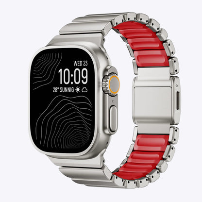 Titanium Magnetic Hybrid Band for Apple Watch