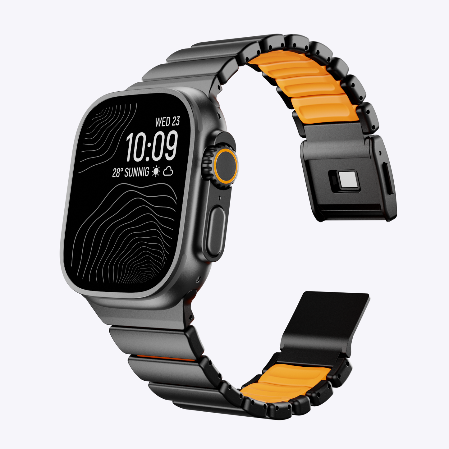 Titanium Magnetic Hybrid Band for Apple Watch