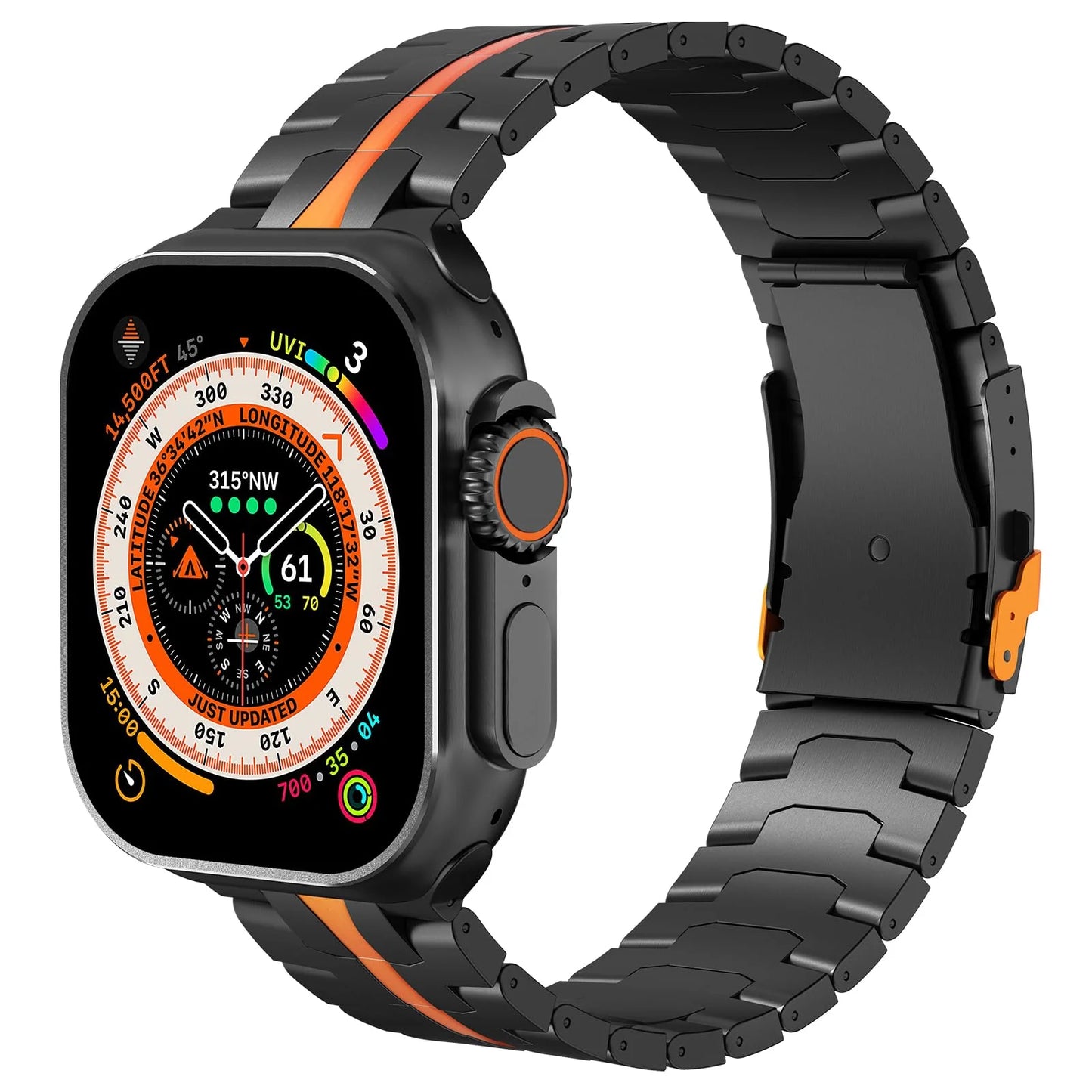 Titanium Style Metal Band for Apple Watch