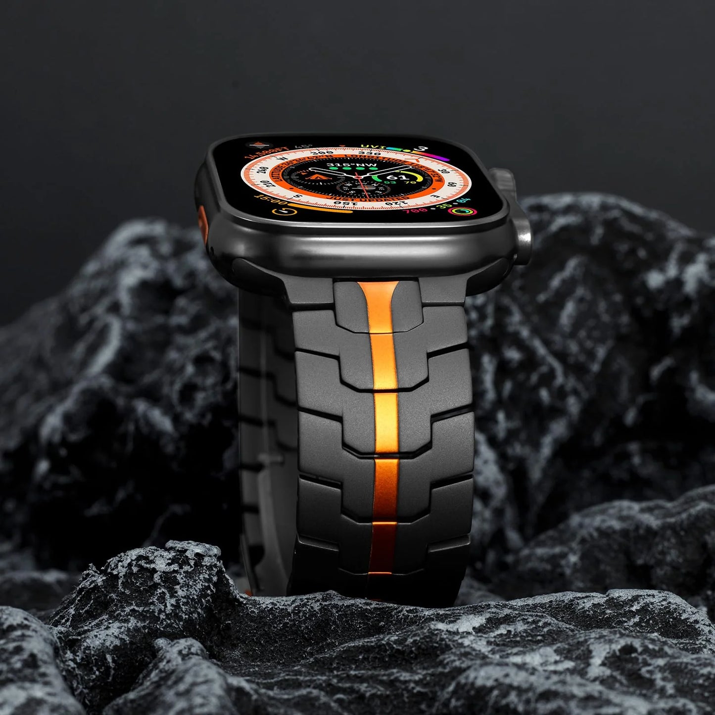 Titanium Style Metal Band for Apple Watch