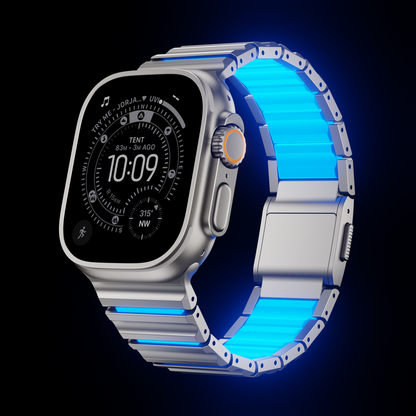 Titanium Wave Hybrid Band for Apple Watch