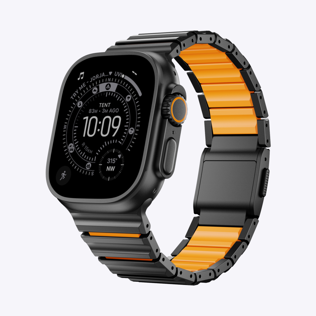 Titanium Wave Hybrid Band for Apple Watch