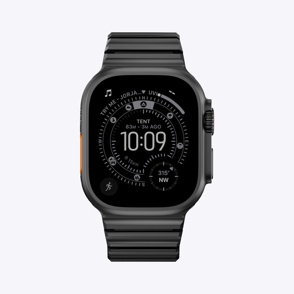 Titanium Wave Hybrid Band for Apple Watch