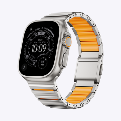 Titanium Wave Hybrid Band for Apple Watch