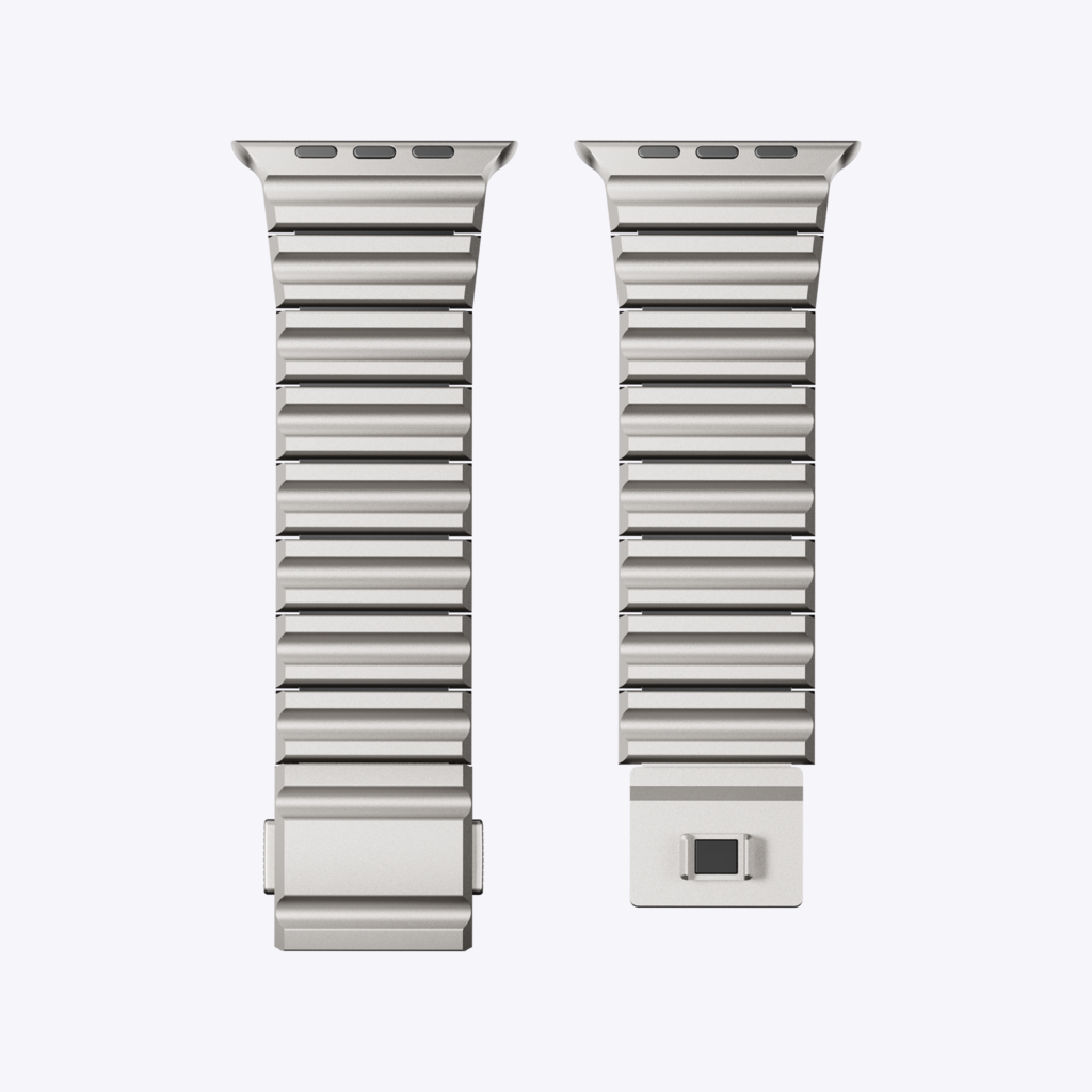 Titanium Wave Hybrid Band for Apple Watch