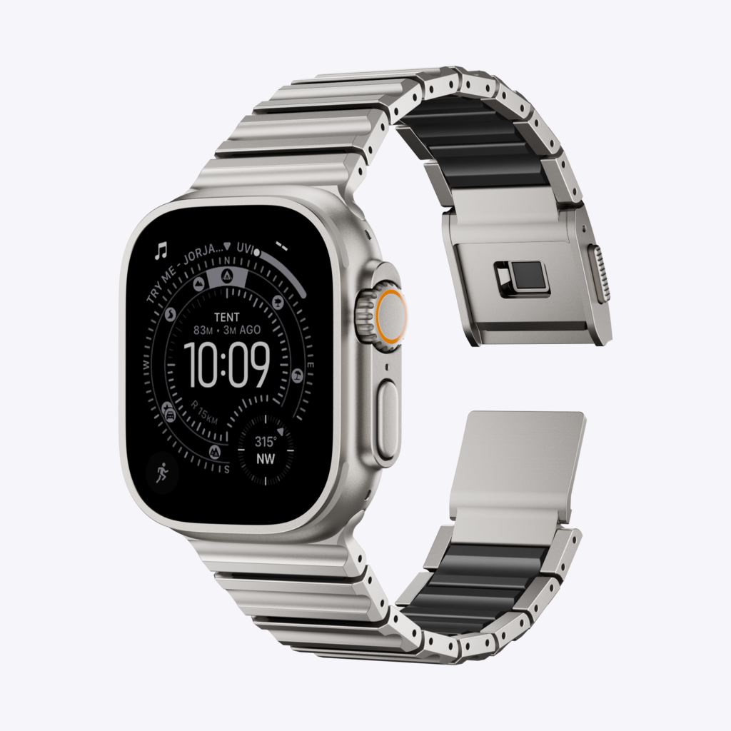 Titanium Wave Hybrid Band for Apple Watch