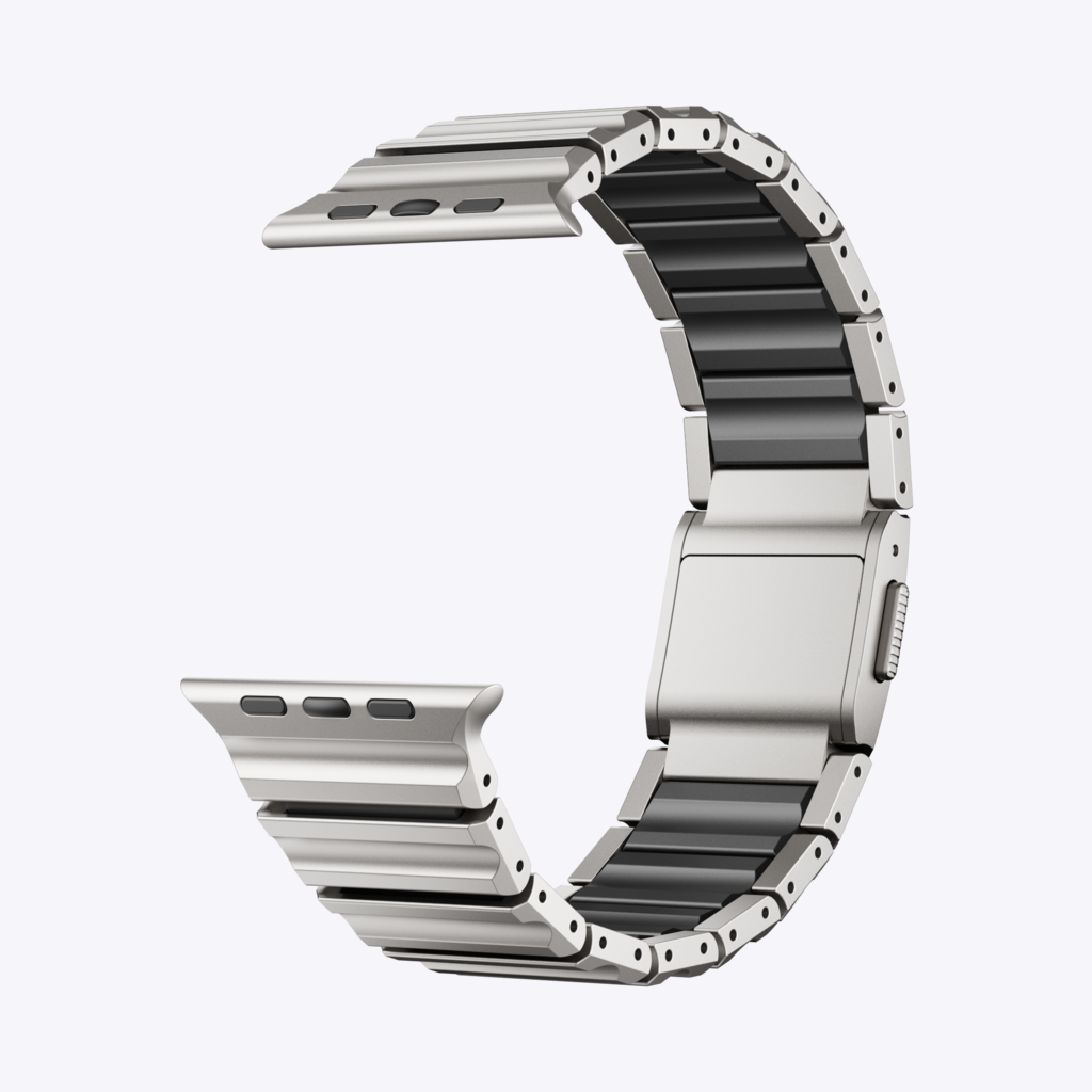 Titanium Wave Hybrid Band for Apple Watch